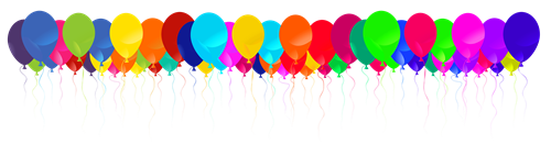 Row of ballooons 